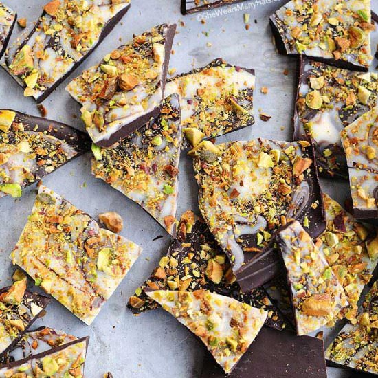 Pistachio Chocolate Bark