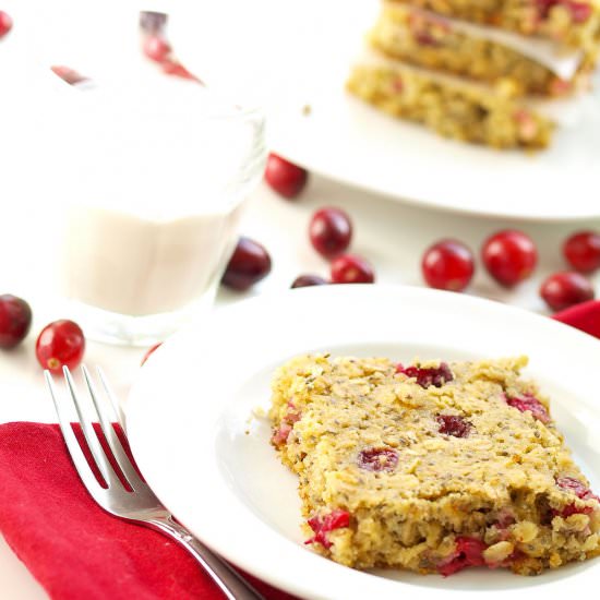 Gluten-free Cranberry Bars