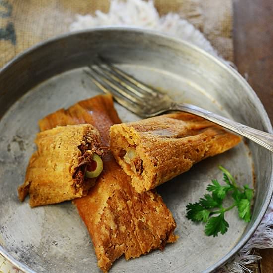 Authentic Beef Tamales