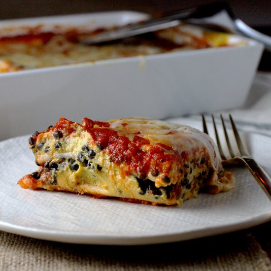 Pumpkin Lentil Lasagna