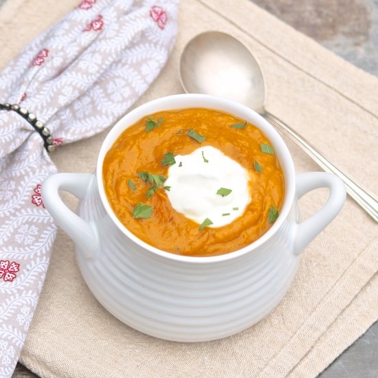 Chipotle Maple Sweet Potato Soup