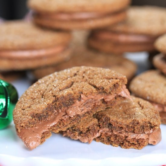 Gingersnap Mocha Cookies