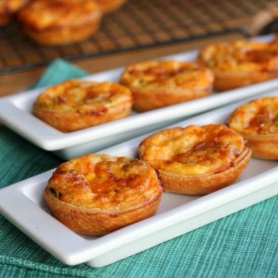 Mini Pepperoni Breakfast Quiche