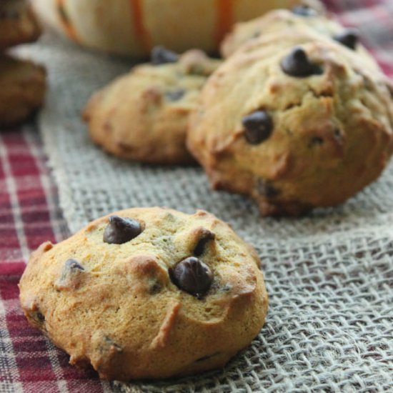 Pumpkin Chocolate Chip Cookies