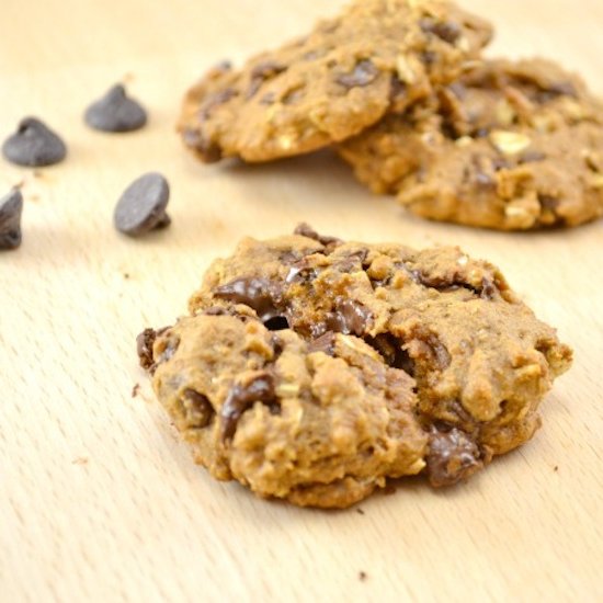 Whole Wheat Chocolate Chip Cookies