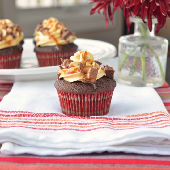 Snicker Cupcakes