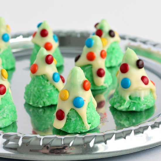 No Bake Christmas Tree Cookies