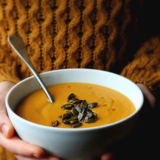 Parsnip, Carrot + Apple Soup