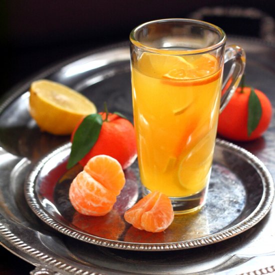 Tangerines and Ginger Syrup