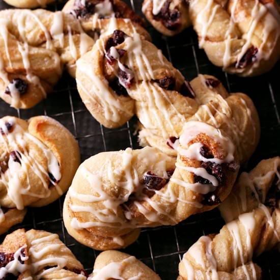 Cranberry-Orange Twists