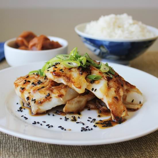 Teriyaki Alaskan Cod