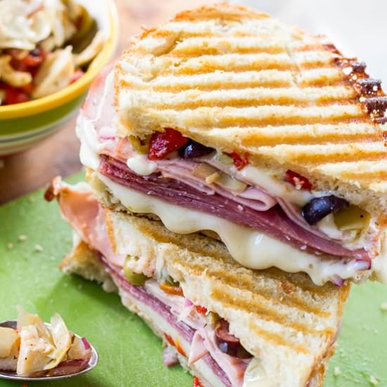 Muffaletta Panini