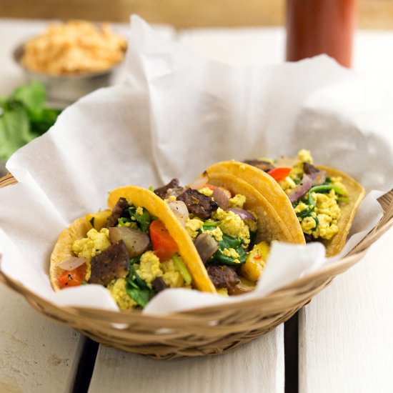 Squash & Scramble Tacos!