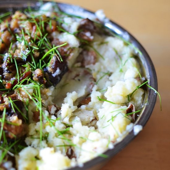 Bacon Chive Mashed Potatoes