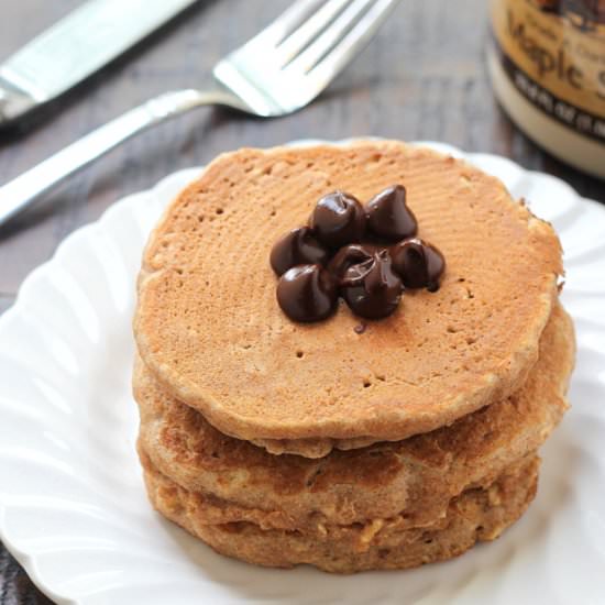 Whole Wheat Oatmeal Pancakes