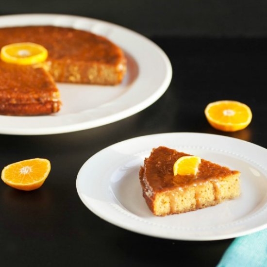 Paleo Orange Poke Cake