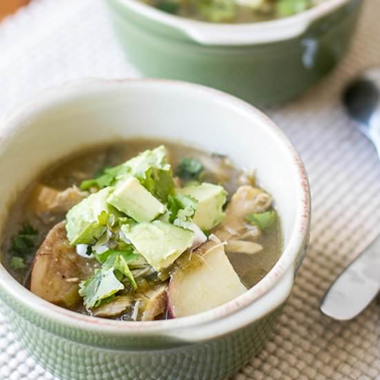 Green Chile and Chicken Stew