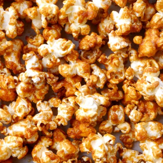 sriracha caramel corn