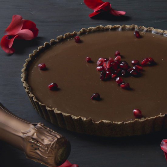 Vegan Dark Chocolate Tart