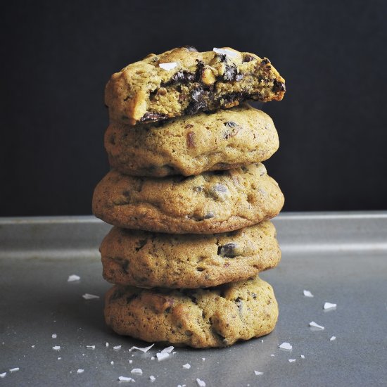 Salty Pretzel Chocolate Chip Cookie