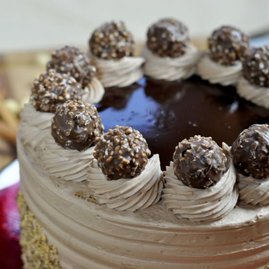 Hazelnut Truffle Torte Cake