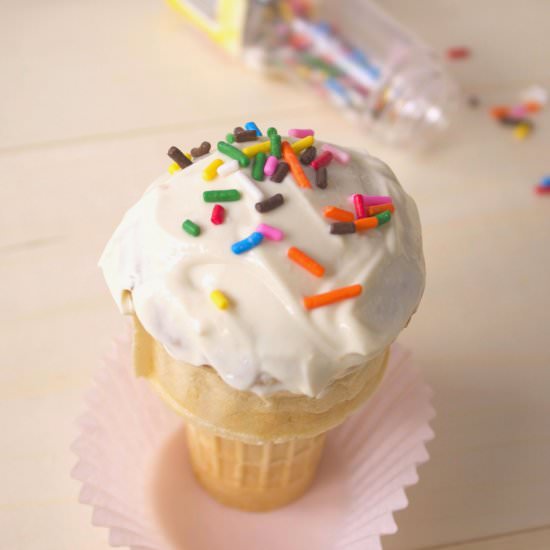 Ice Cream Cone Cupcakes