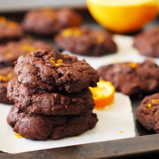 Double Chocolate Orange Cookies