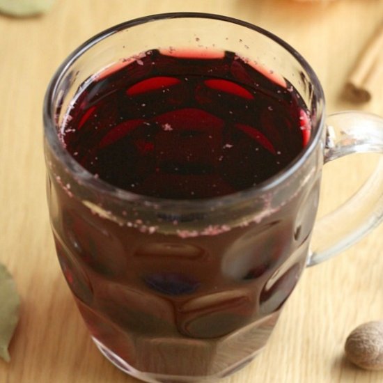 Slow cooker mulled wine