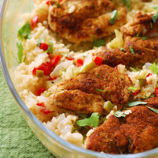 Spiced Chicken & Coconut Risotto