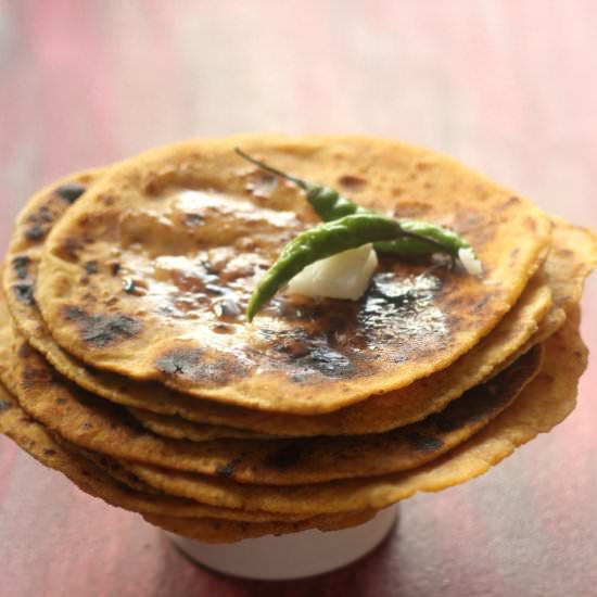 Makke Ki Roti/Corn Meal Flatbread