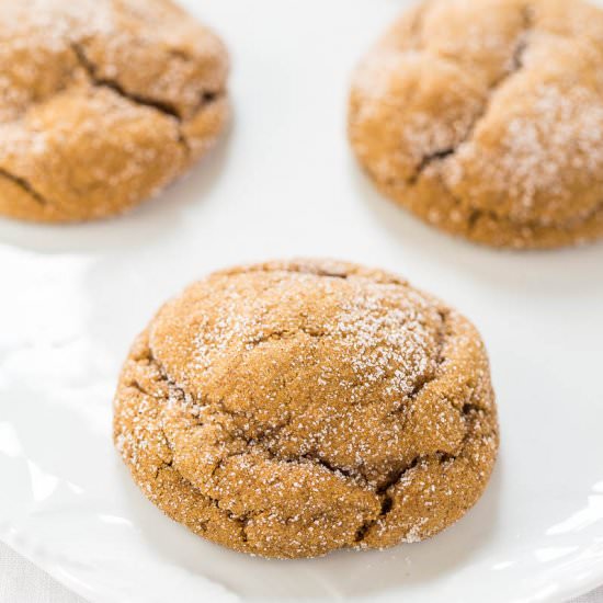 Soft & Chewy Molasses Gingerdoodles