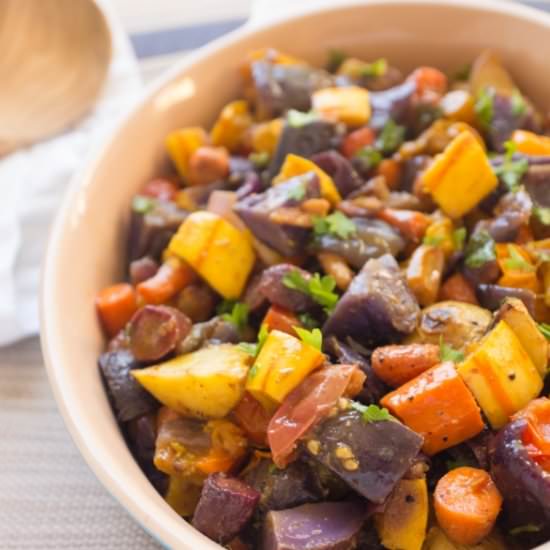 Roasted Sweet Winter Vegetables