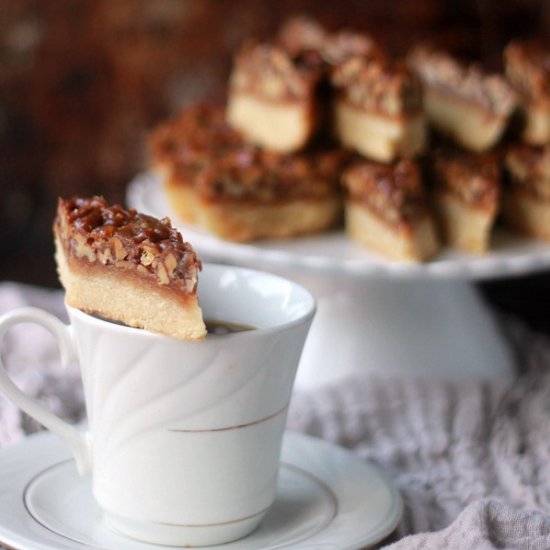 Salted Caramel Pecan Diamonds