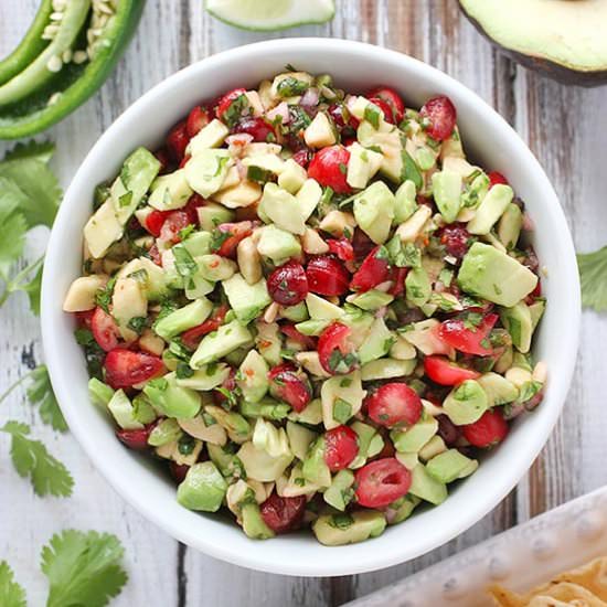 Cranberry Avocado Salsa