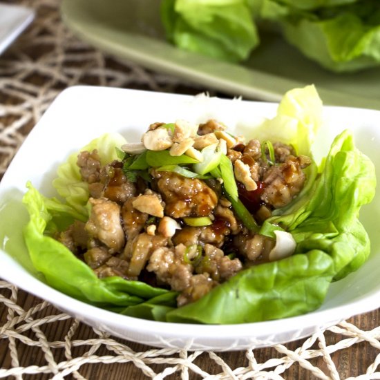 Asian Chicken Lettuce Wraps