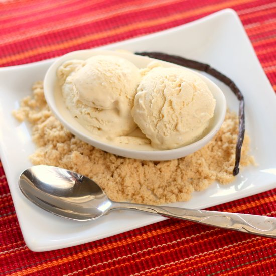 Brown Sugar Vanilla Bean Ice Cream