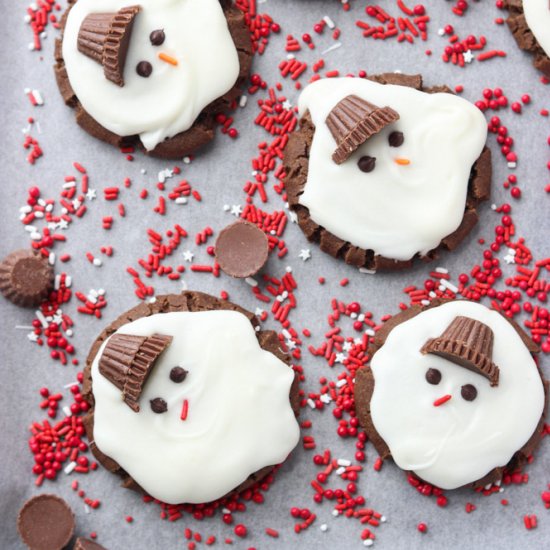 Melting Snowmen Cookies