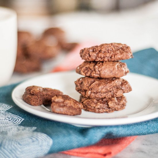 Salted Chocolate Rye Cookies