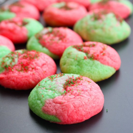 Red & Green Sugar Cookies