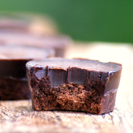 Mint Chocolate Fudge Cookie Cups