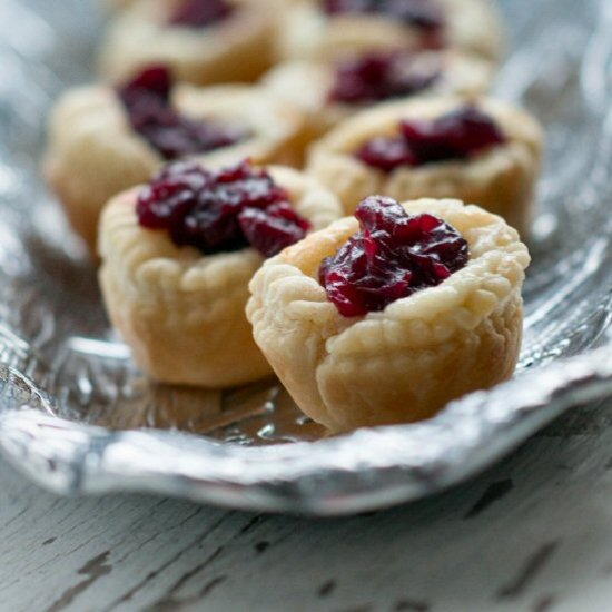 Brie Cranberry Bites