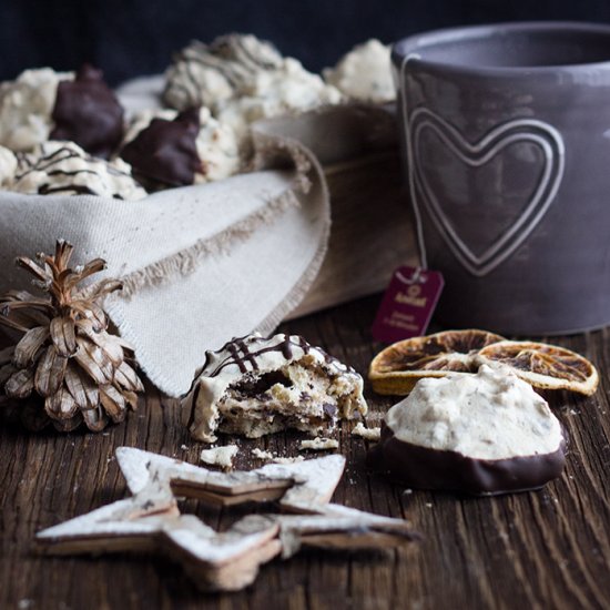 Chocolate Walnut Meringues