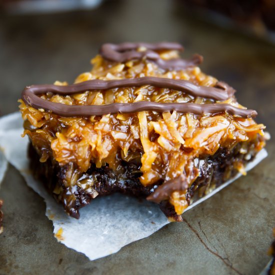 Samoas Brownies