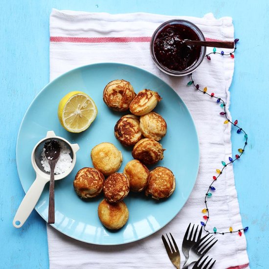 Aebleskiver with Vanilla & Jam