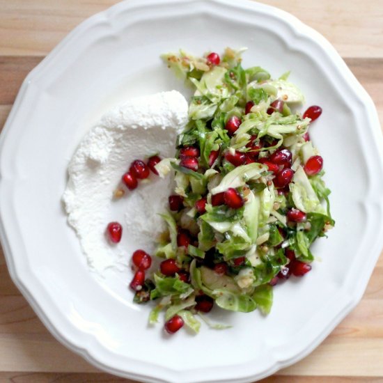 Holiday Brussels Sprout Salad