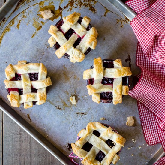 Blackberry Jar Pies