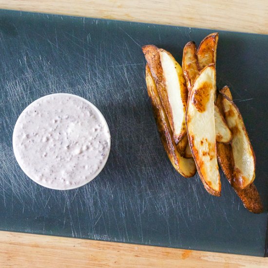 Greek Yogurt Garlic Kalamata Aioli