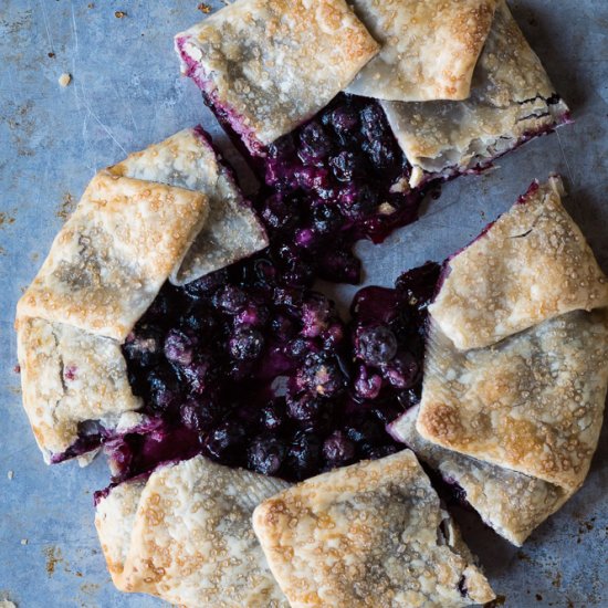 Lemon Blueberry Galette