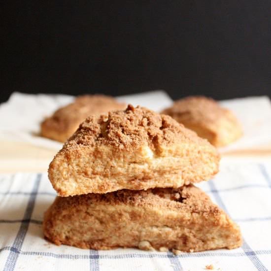 Cinnamon Streusel Scones