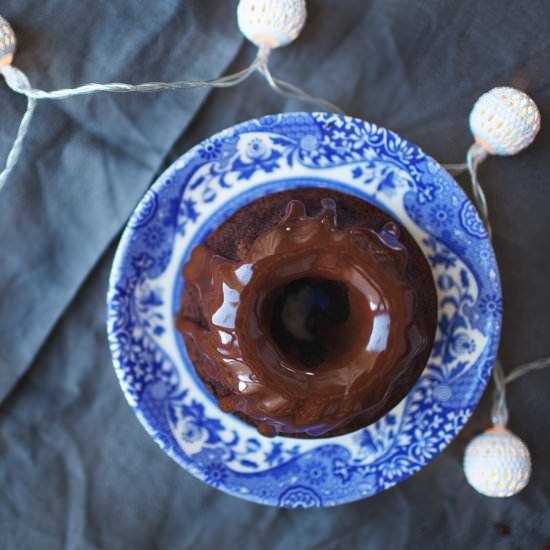 Chocolate Whisky Bundt Cakes